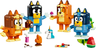 LEGO 11217 Bluey Brick-Built Bluey Family Toy Figures Set