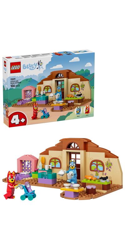 LEGO 11221 Bluey School with Rusty and Bluey Building Toy