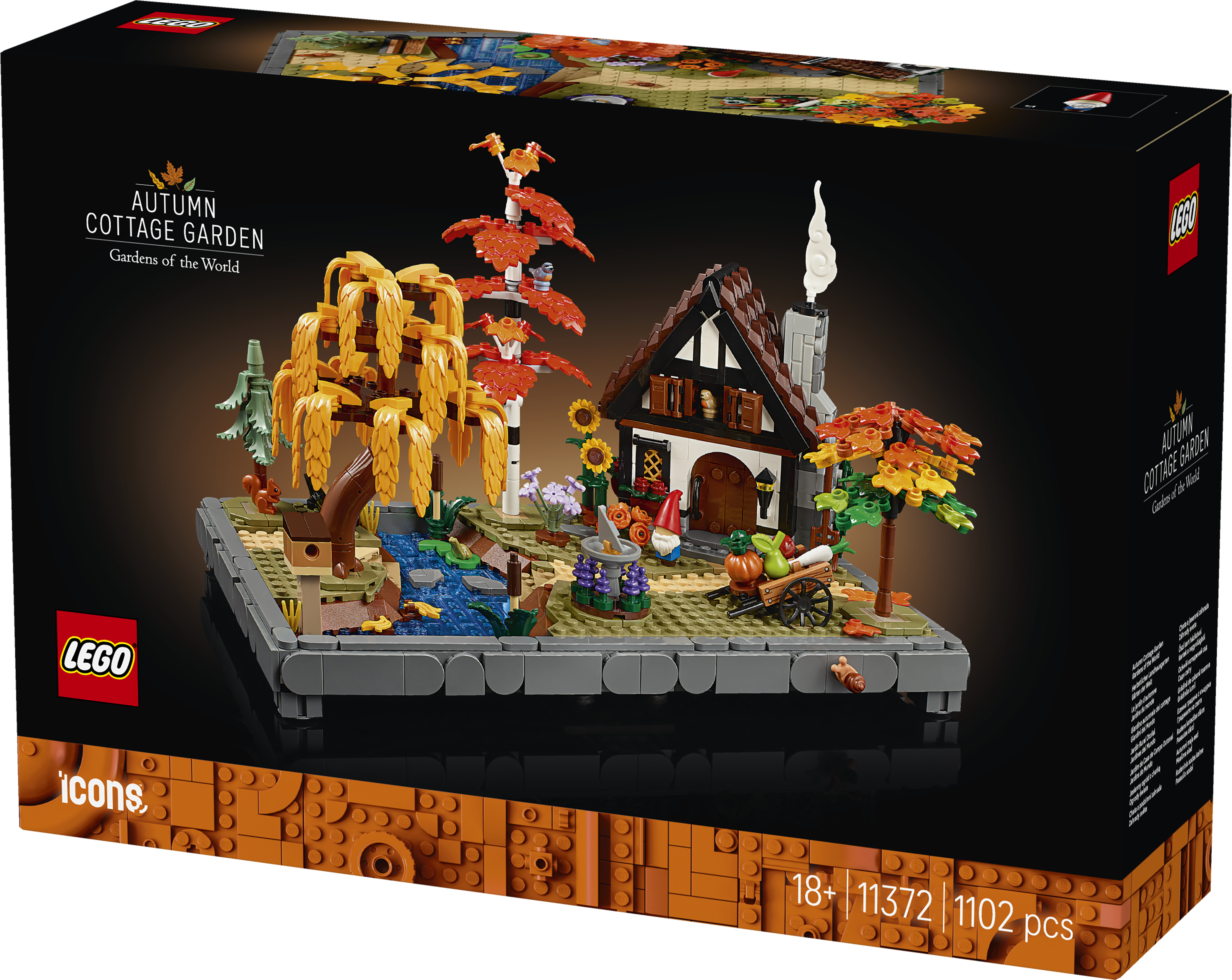 LEGO 11372 Icons Autumn Cottage Garden