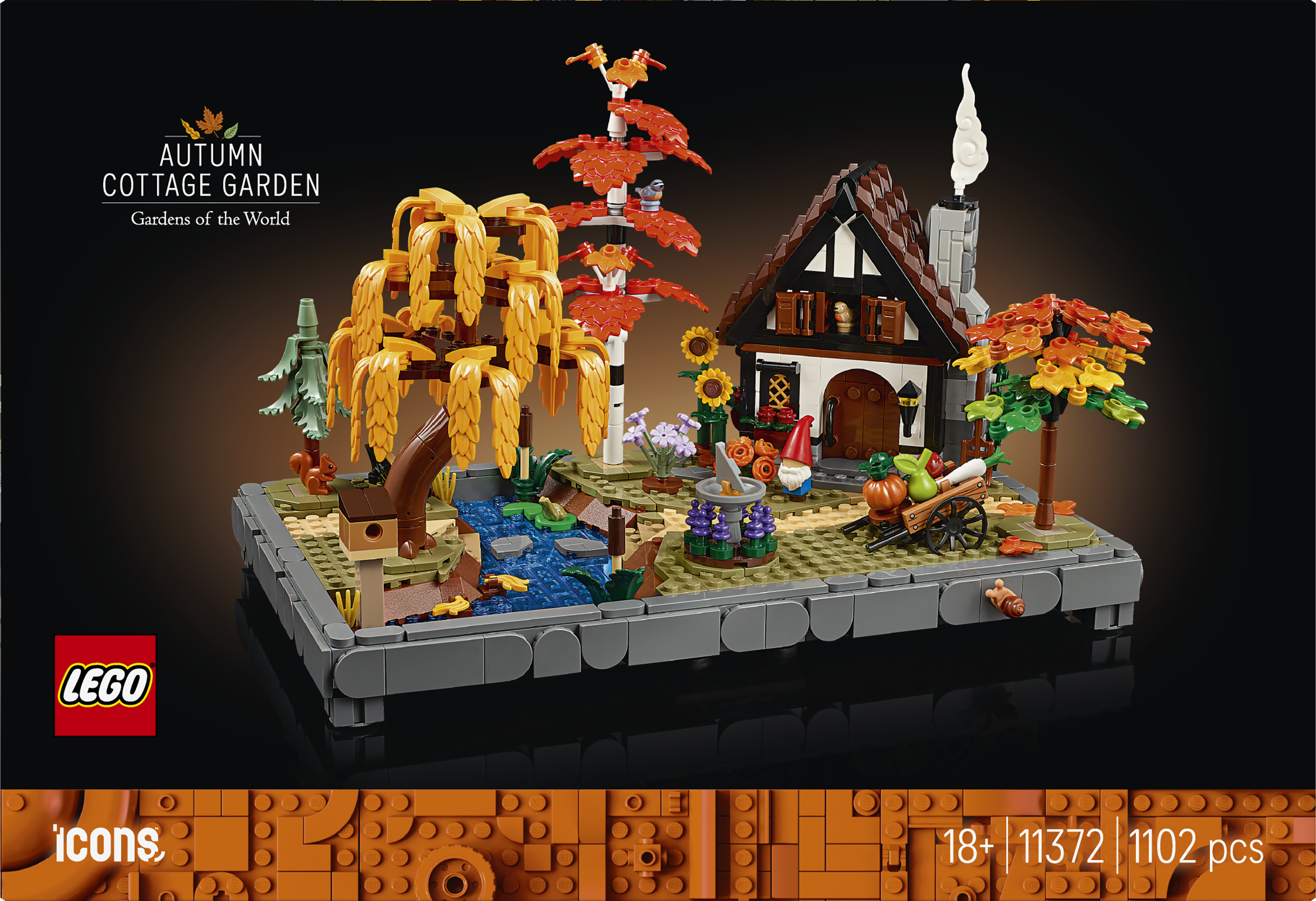 LEGO 11372 Icons Autumn Cottage Garden
