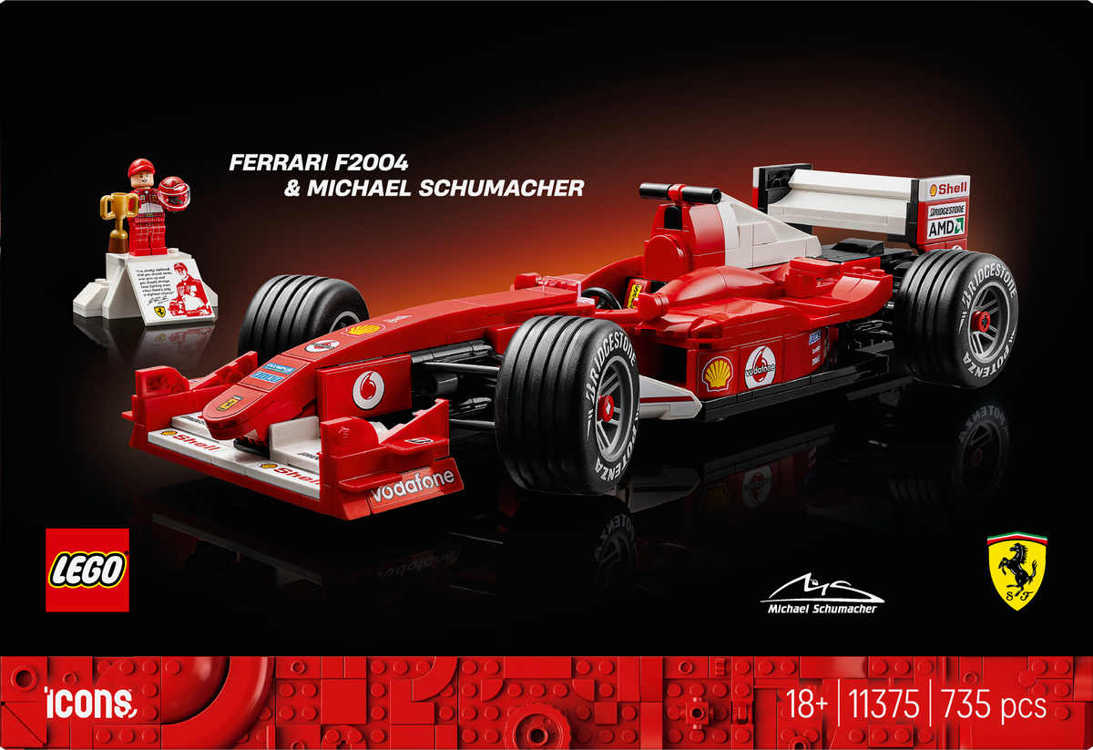 LEGO 11375 Ferrari F2004 & Michael Schumacher – Starlings Toys