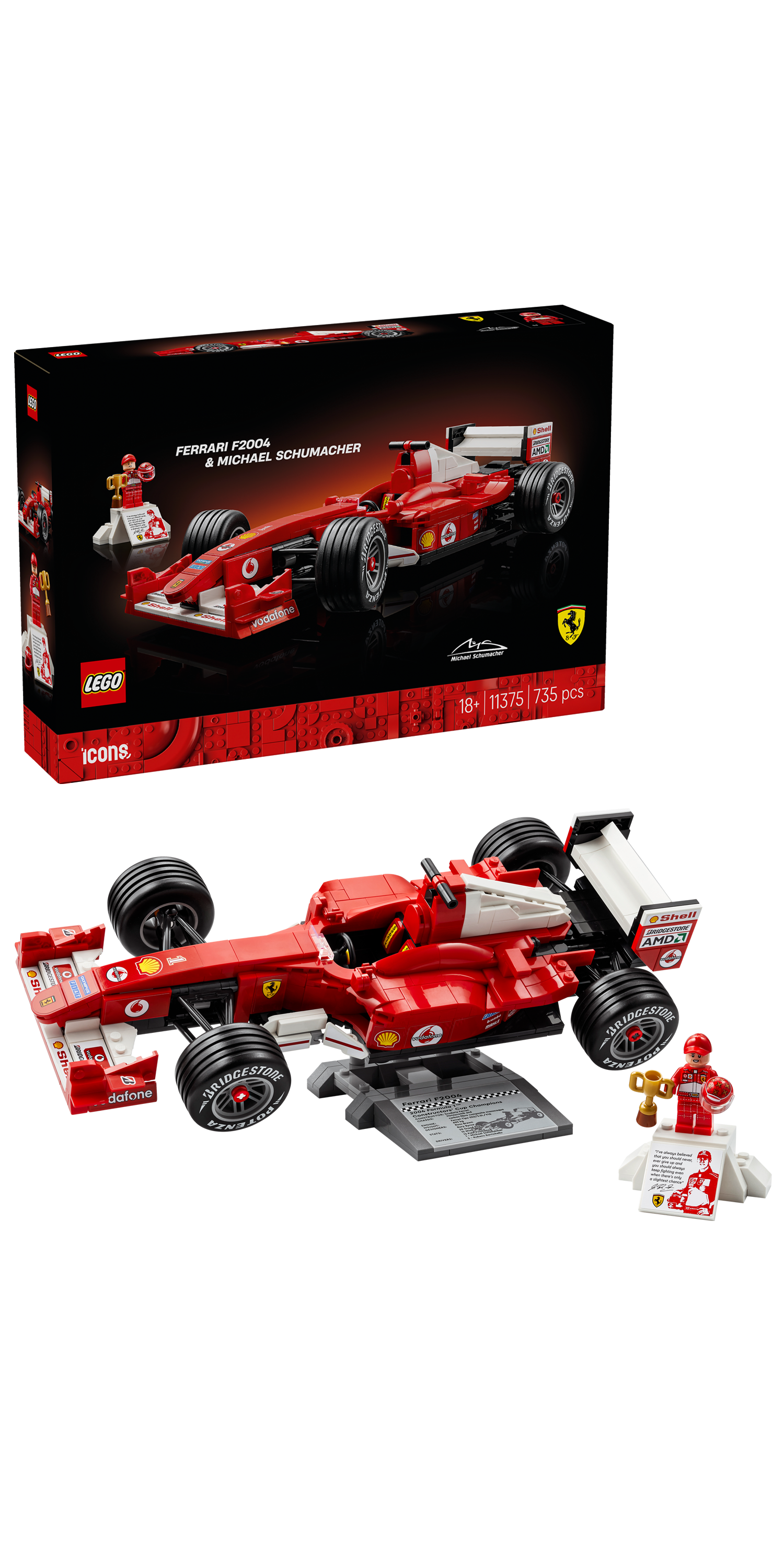 LEGO 11375 Ferrari F2004 & Michael Schumacher
