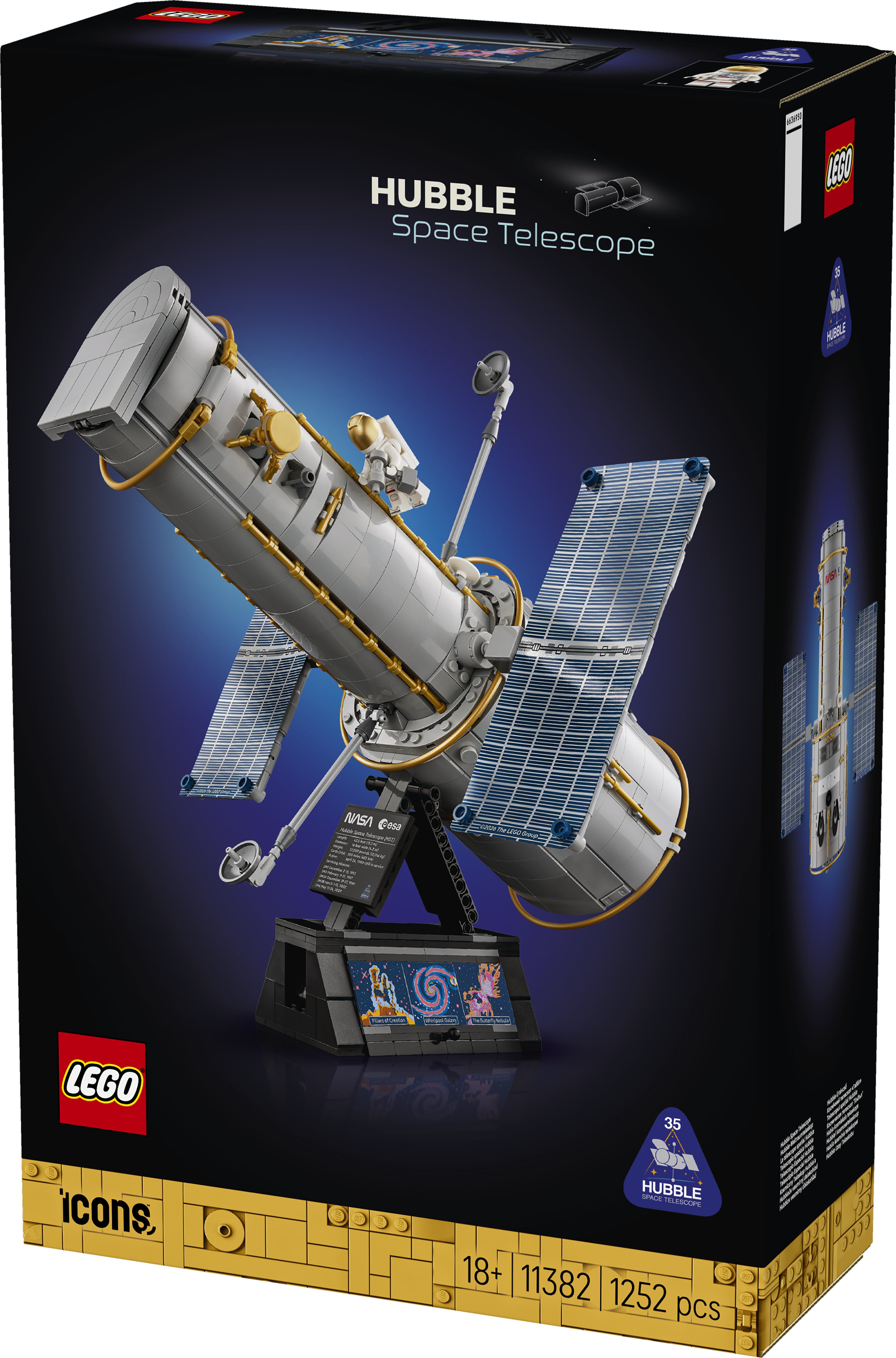 LEGO 11382 Icons Hubble Space Telescope - Science Decor Set