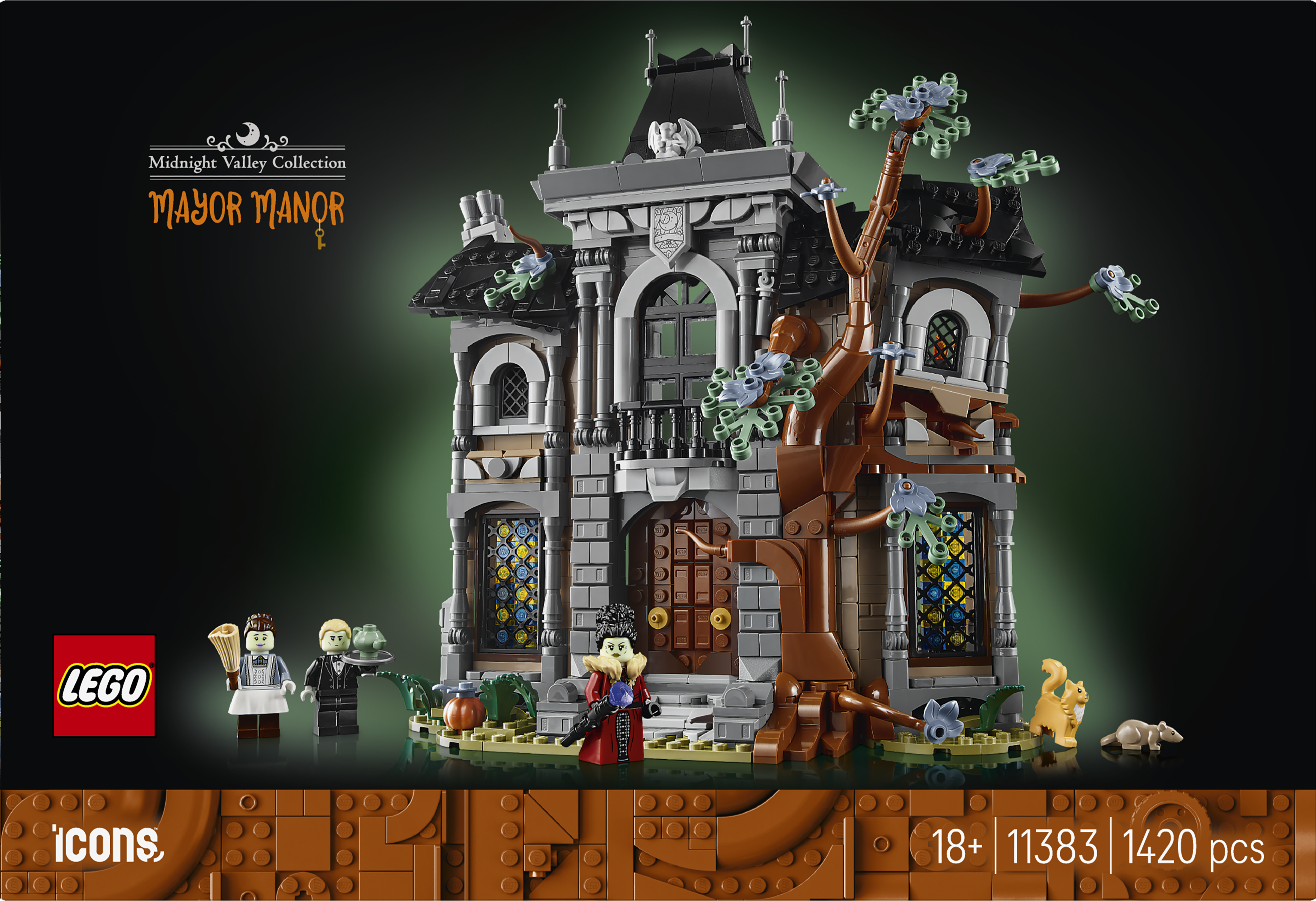 LEGO 11383 Icons Mayor Manor - Eerie Mansion Decor Kit
