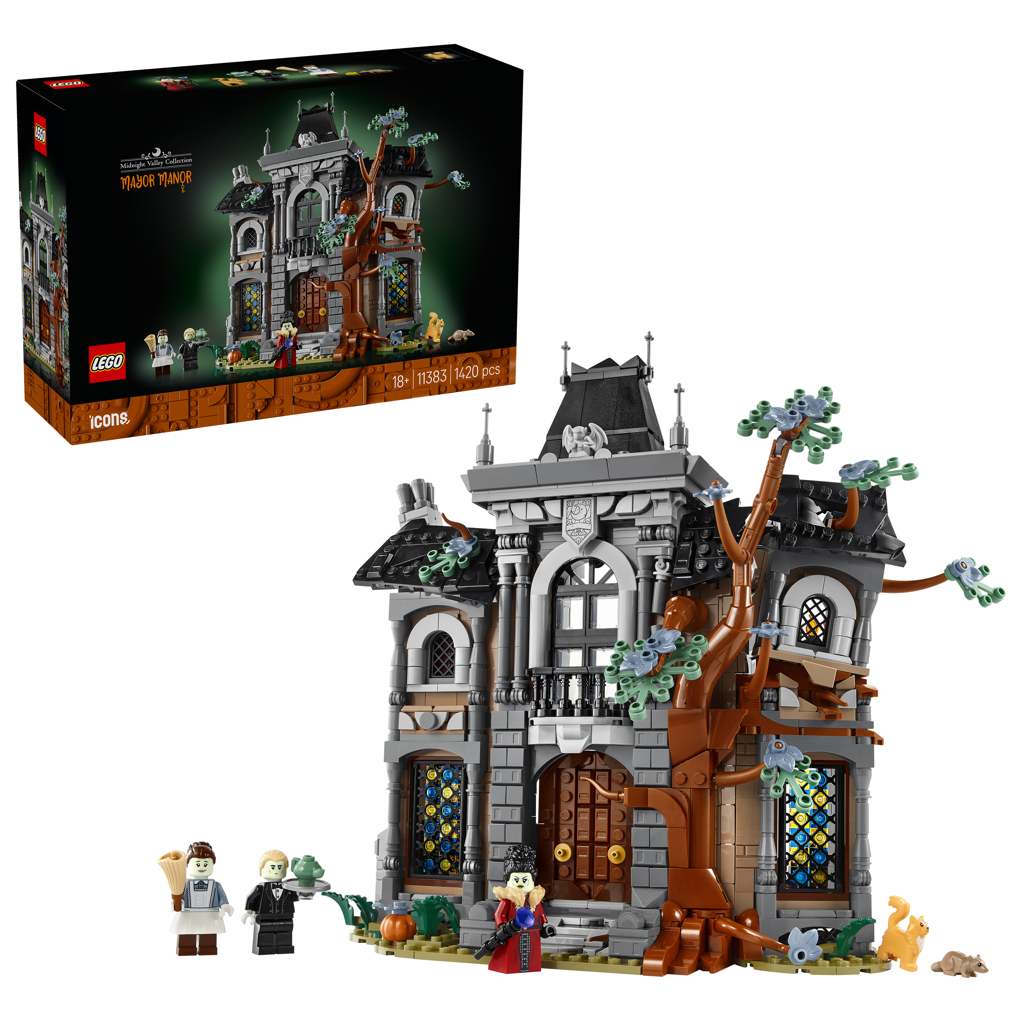 LEGO 11383 Icons Mayor Manor - Eerie Mansion Decor Kit