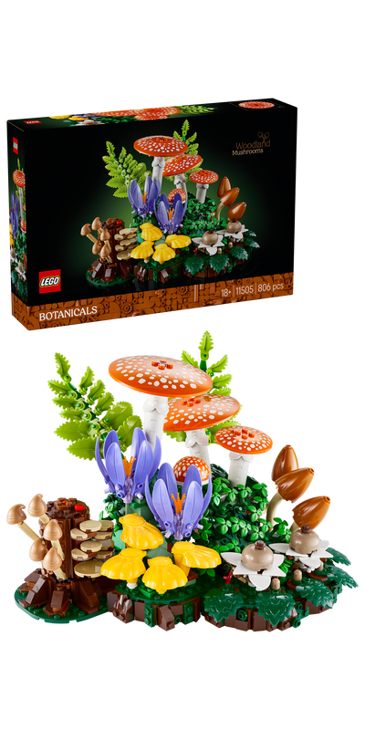 LEGO 11505 Botanicals Woodland Mushrooms Building Set