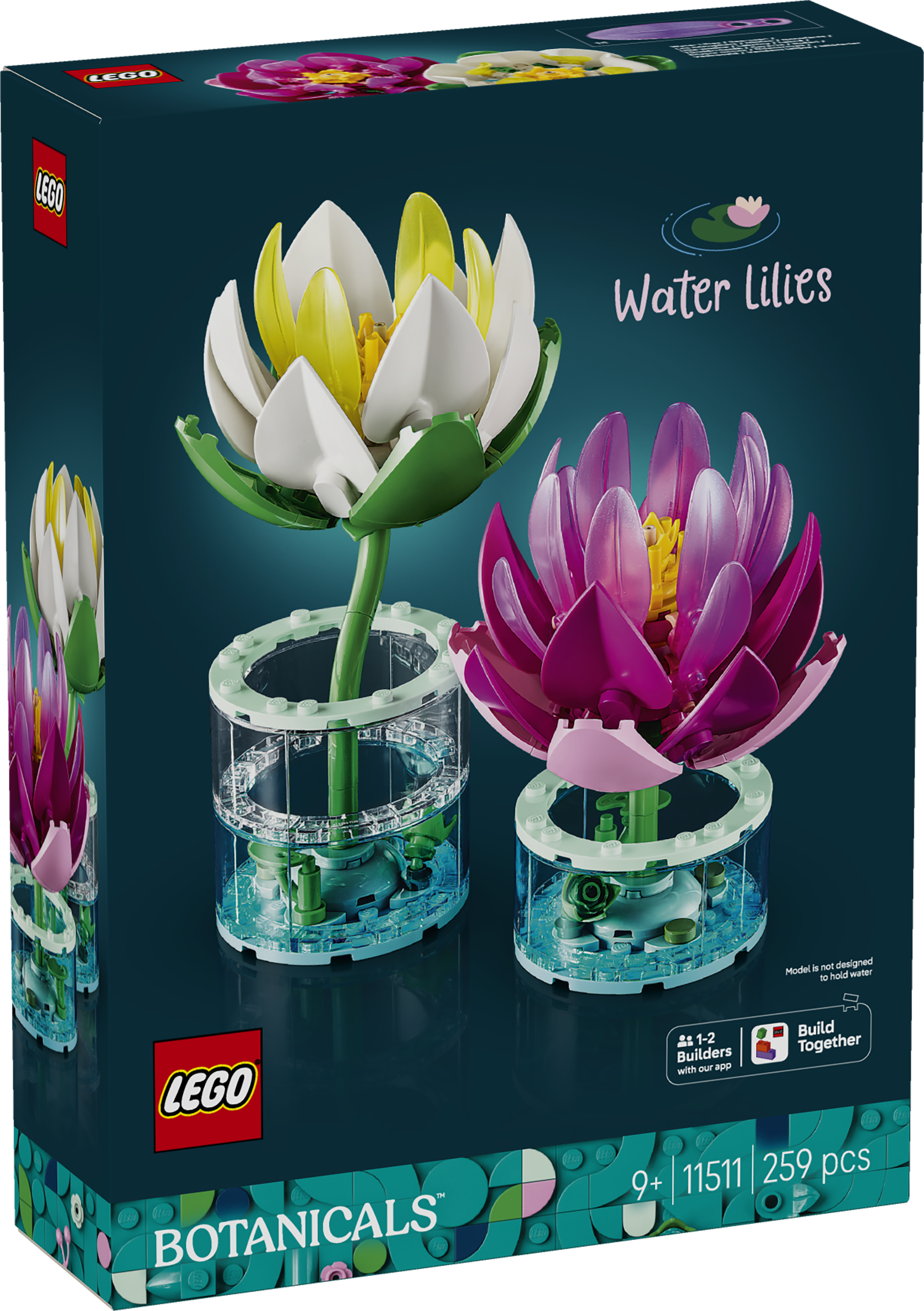LEGO 11511 Botanicals Water Lilies Flower Building Set
