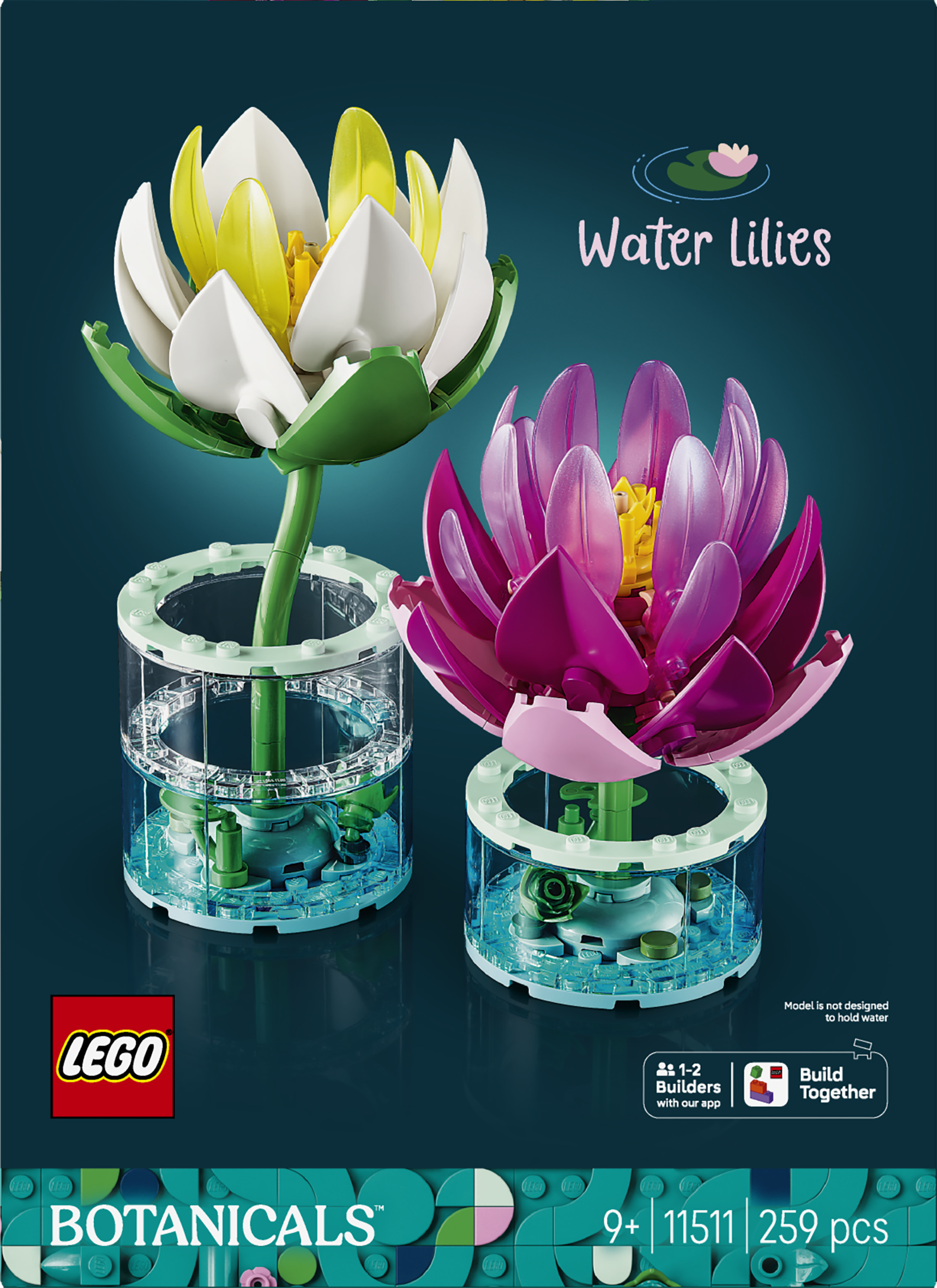 LEGO 11511 Botanicals Water Lilies Flower Building Set