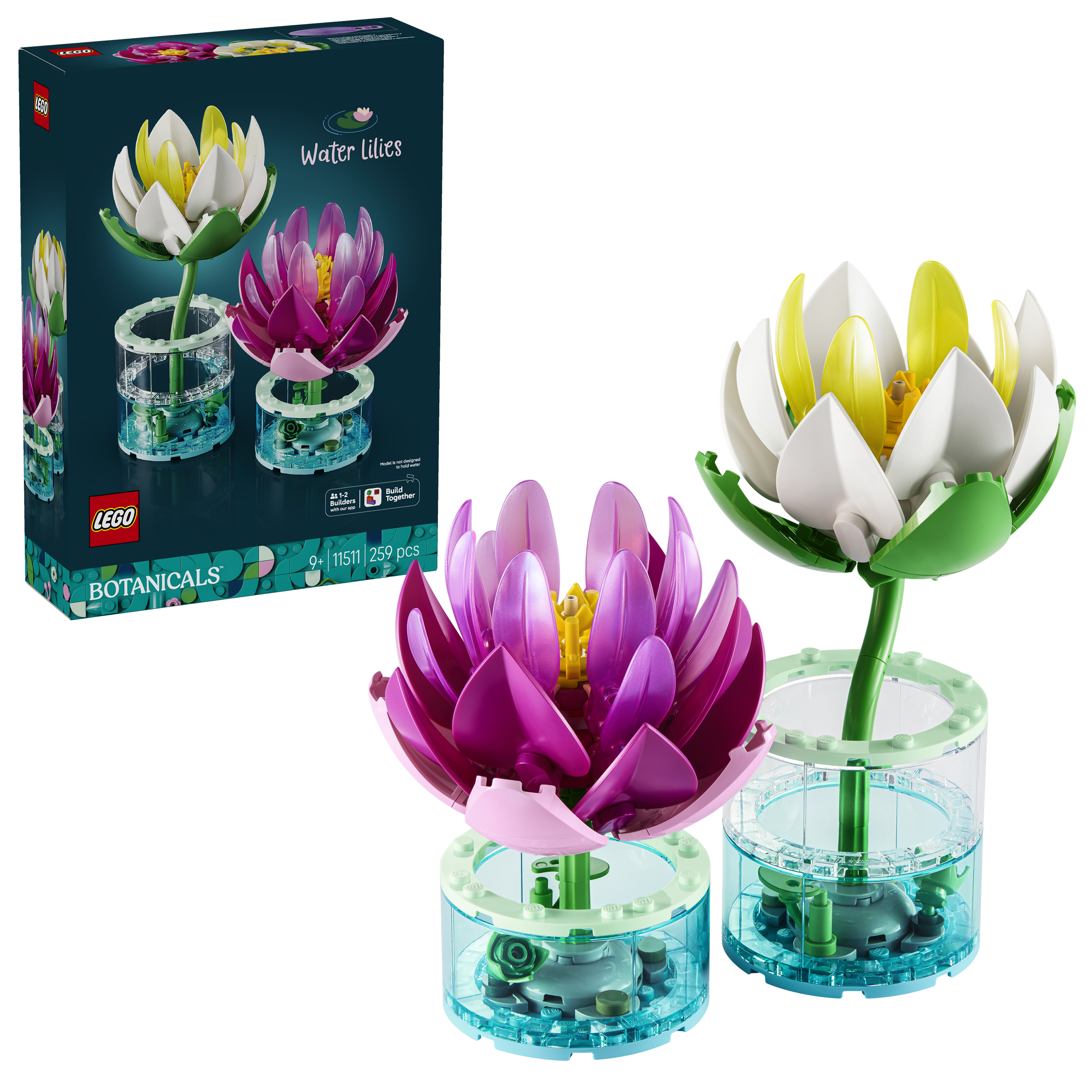 LEGO 11511 Botanicals Water Lilies Flower Building Set