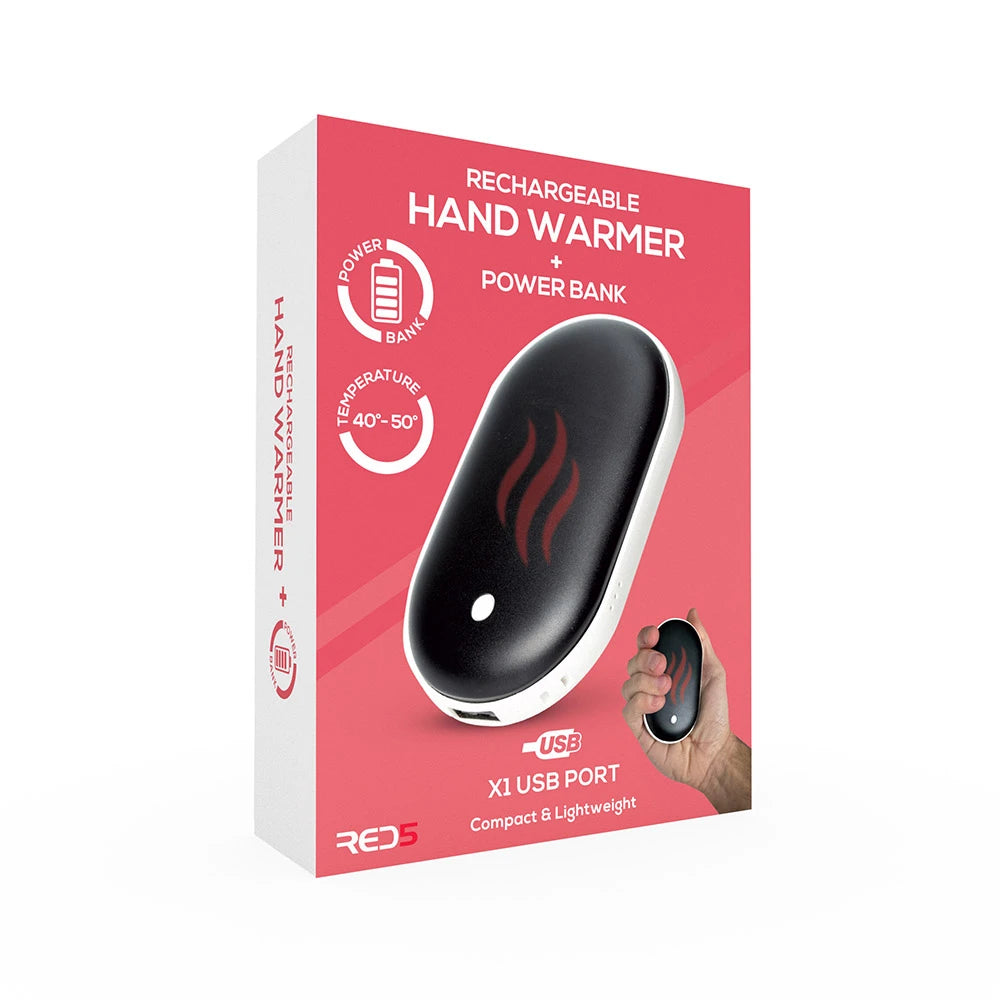 RED5 Hand Warmer Power Bank with USB Port