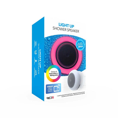 RED5 3W Light Up Shower Speaker