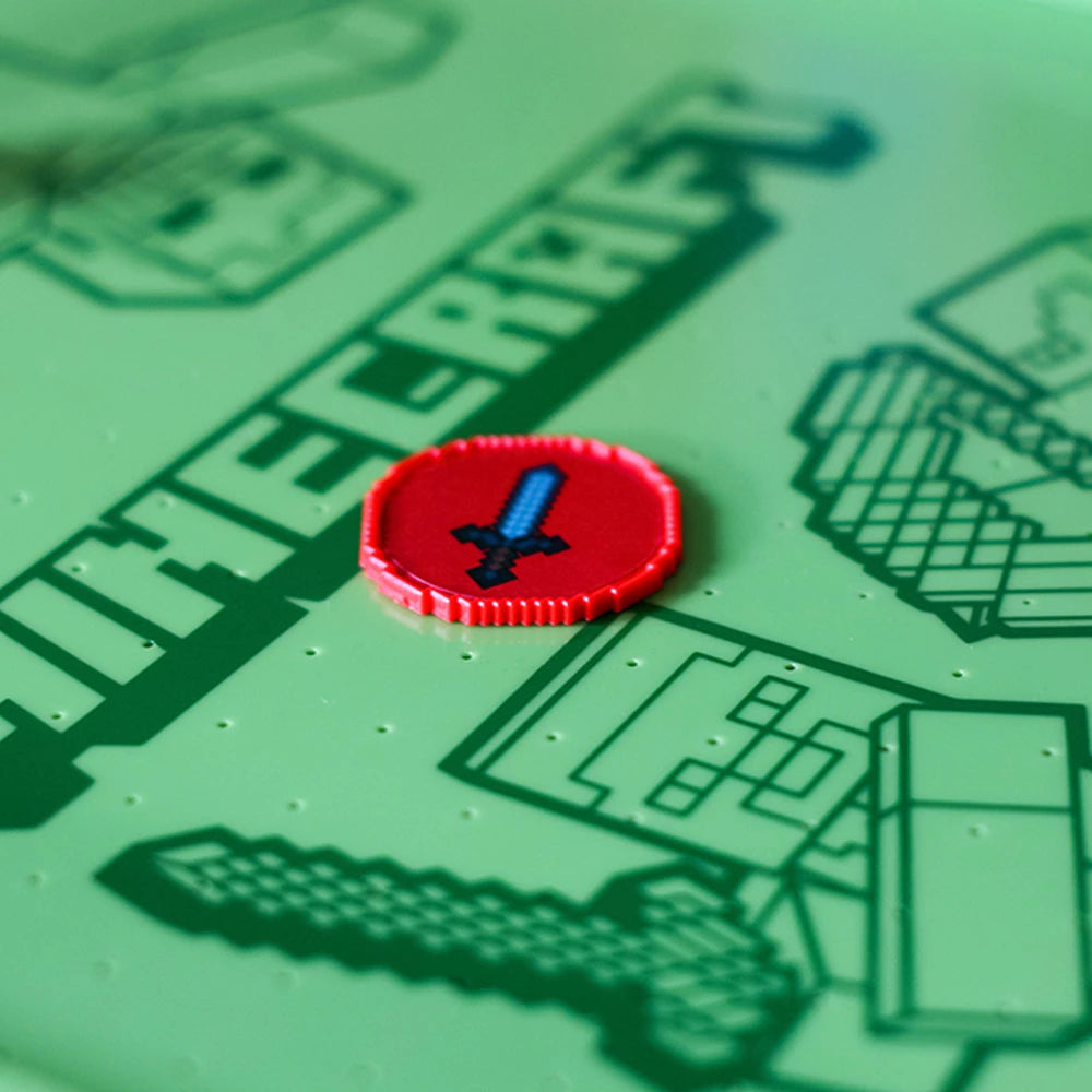 Minecraft The Overworld Arcade Air Hockey Premium Series