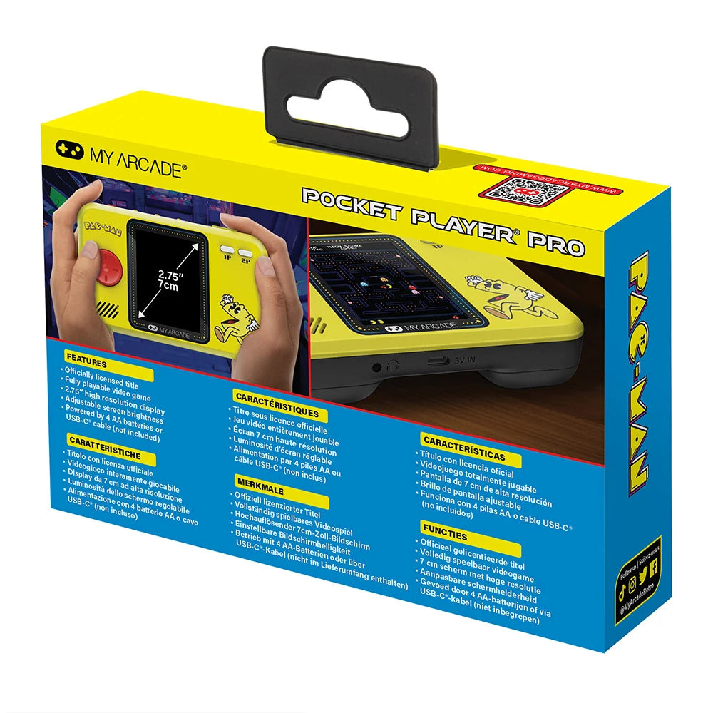 Pac-Man Pocket Player Pro Portable Gaming System