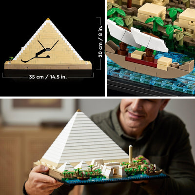 LEGO 21058 Architecture Great Pyramid of Giza Home Décor