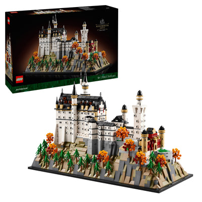 LEGO 21063 Architecture Neuschwanstein Castle Collectible Model Kit for Adults