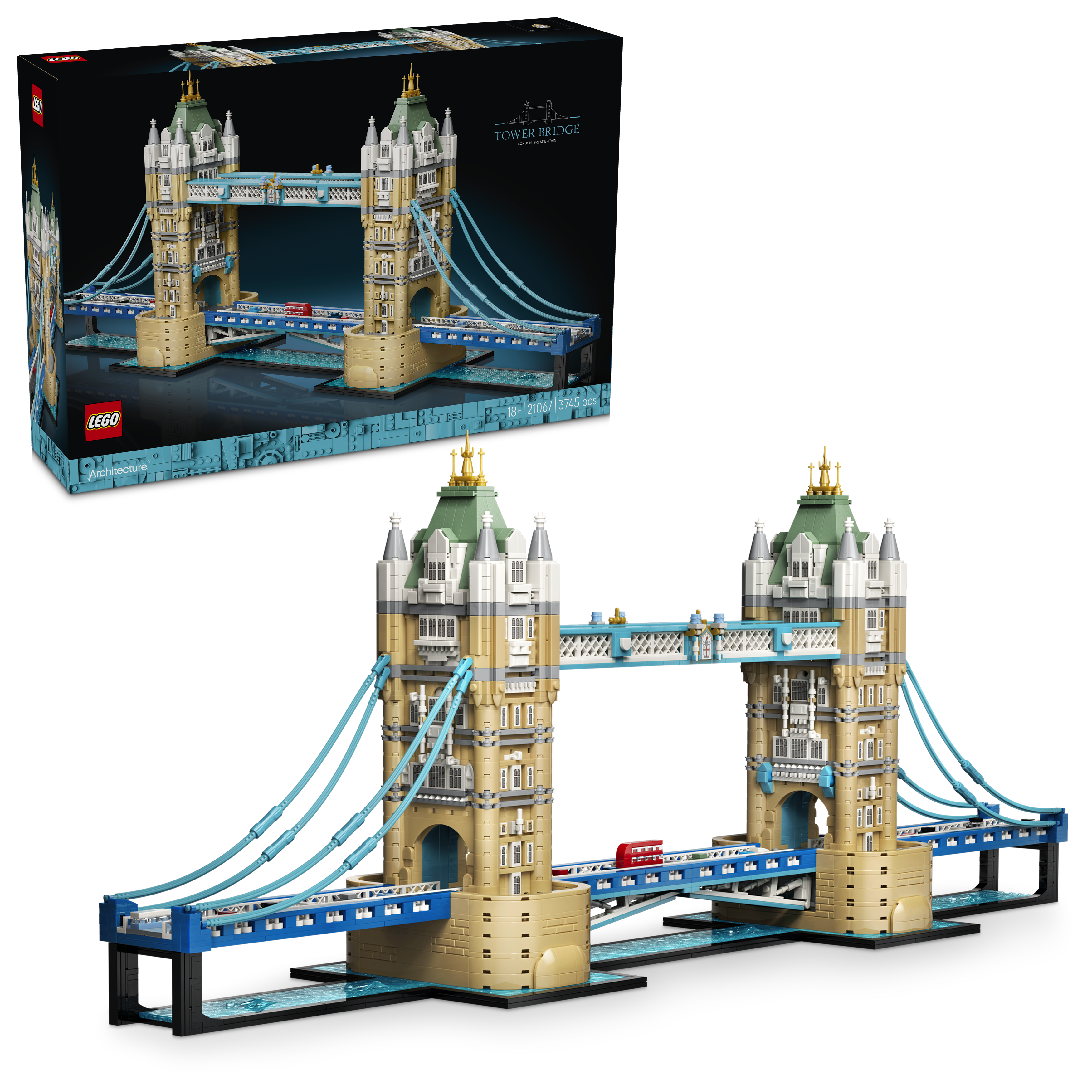LEGO 21067 Architecture Tower Bridge Landmark Building Set