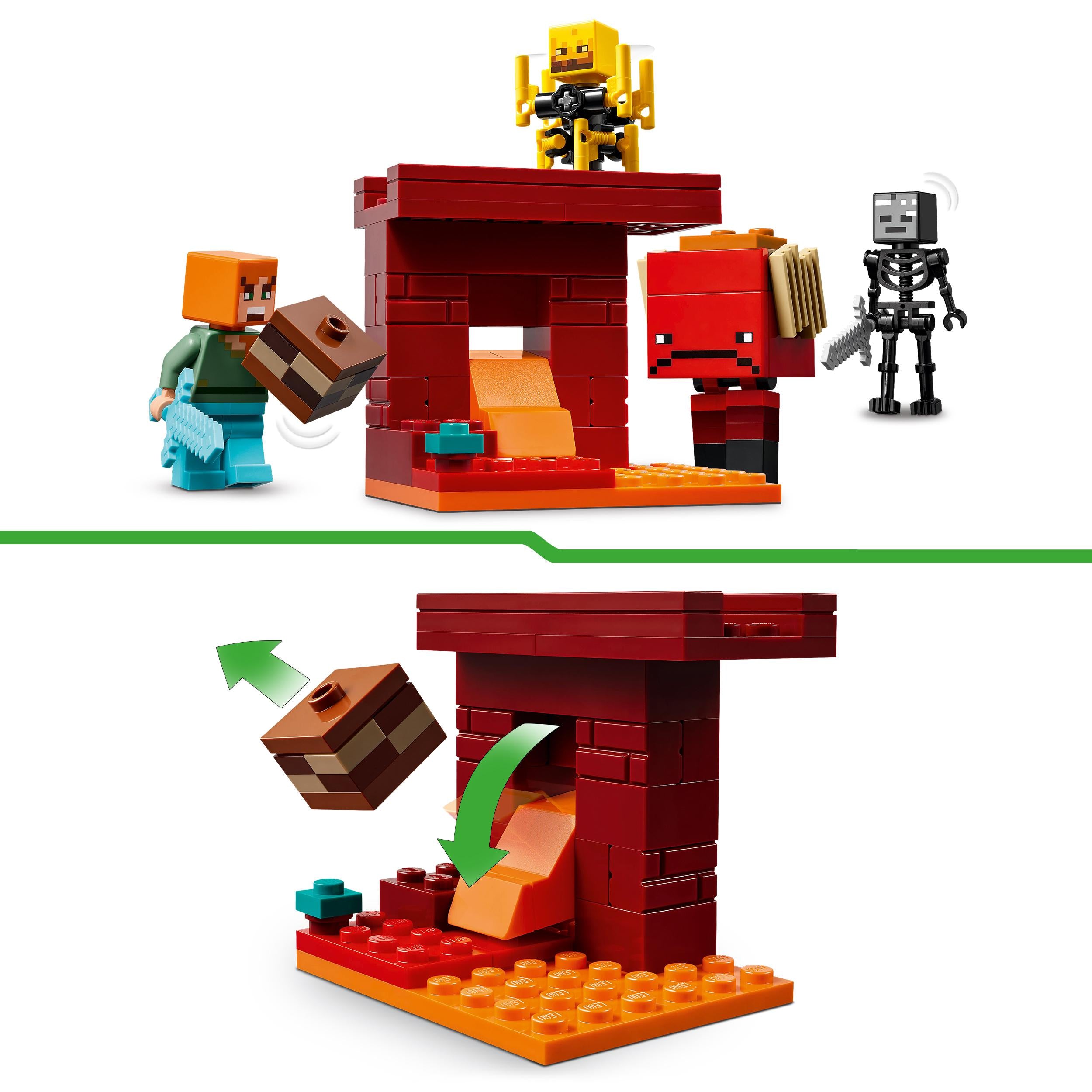 LEGO 21266 Minecraft The Nether Lava Battle
