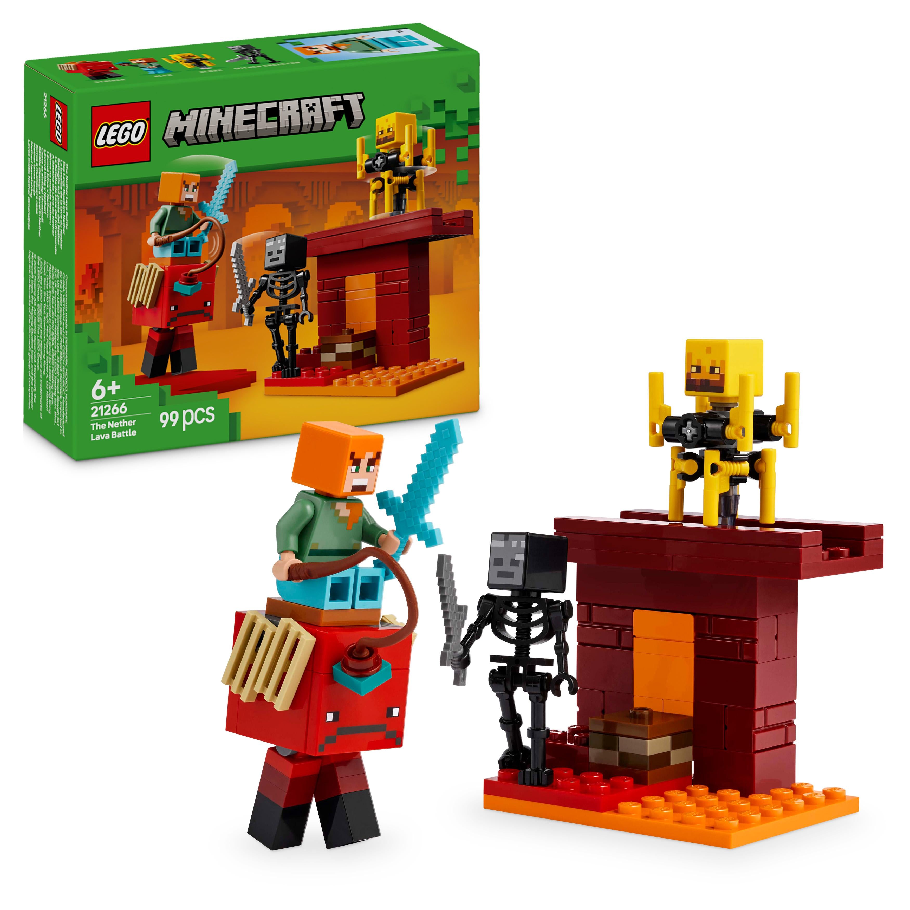 LEGO 21266 Minecraft The Nether Lava Battle