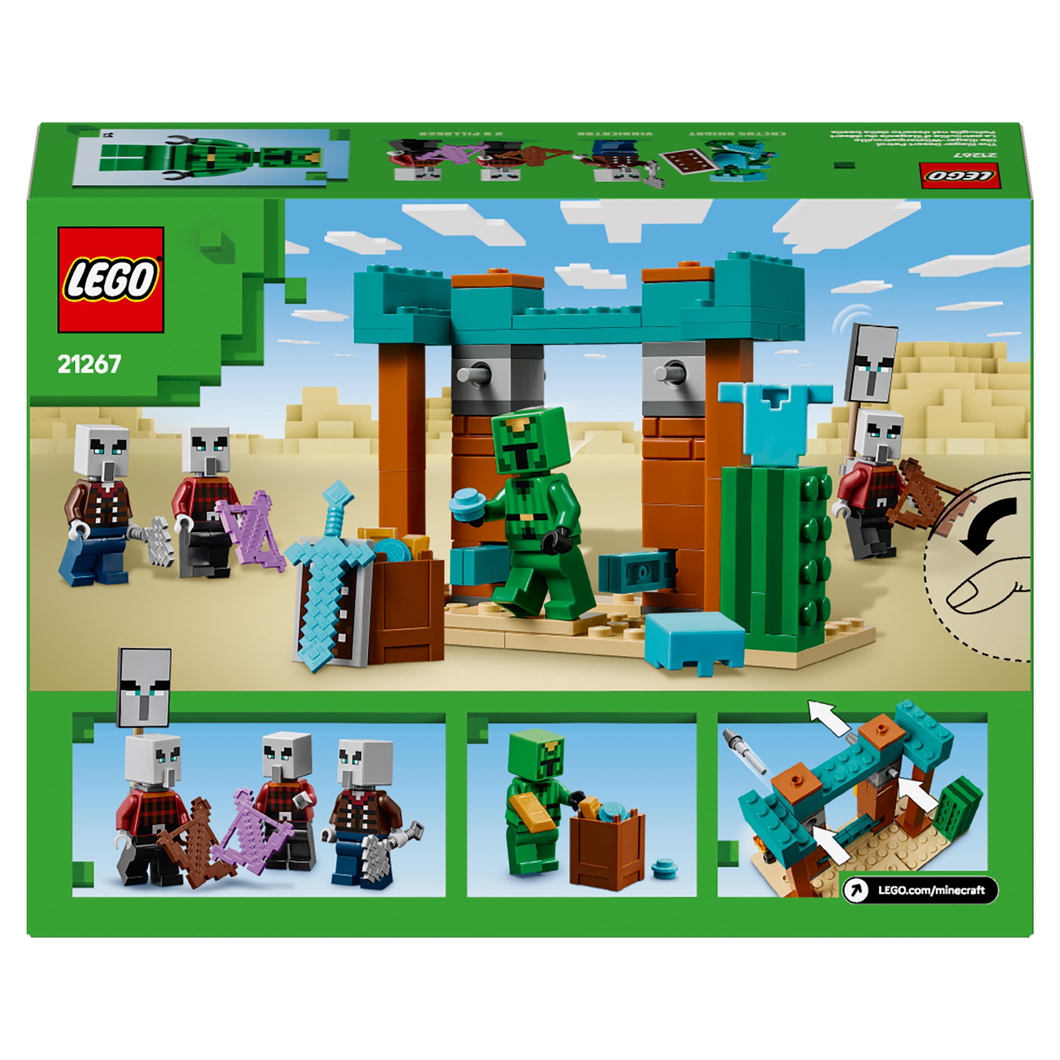 LEGO 21267 Minecraft The Illager Desert Patrol