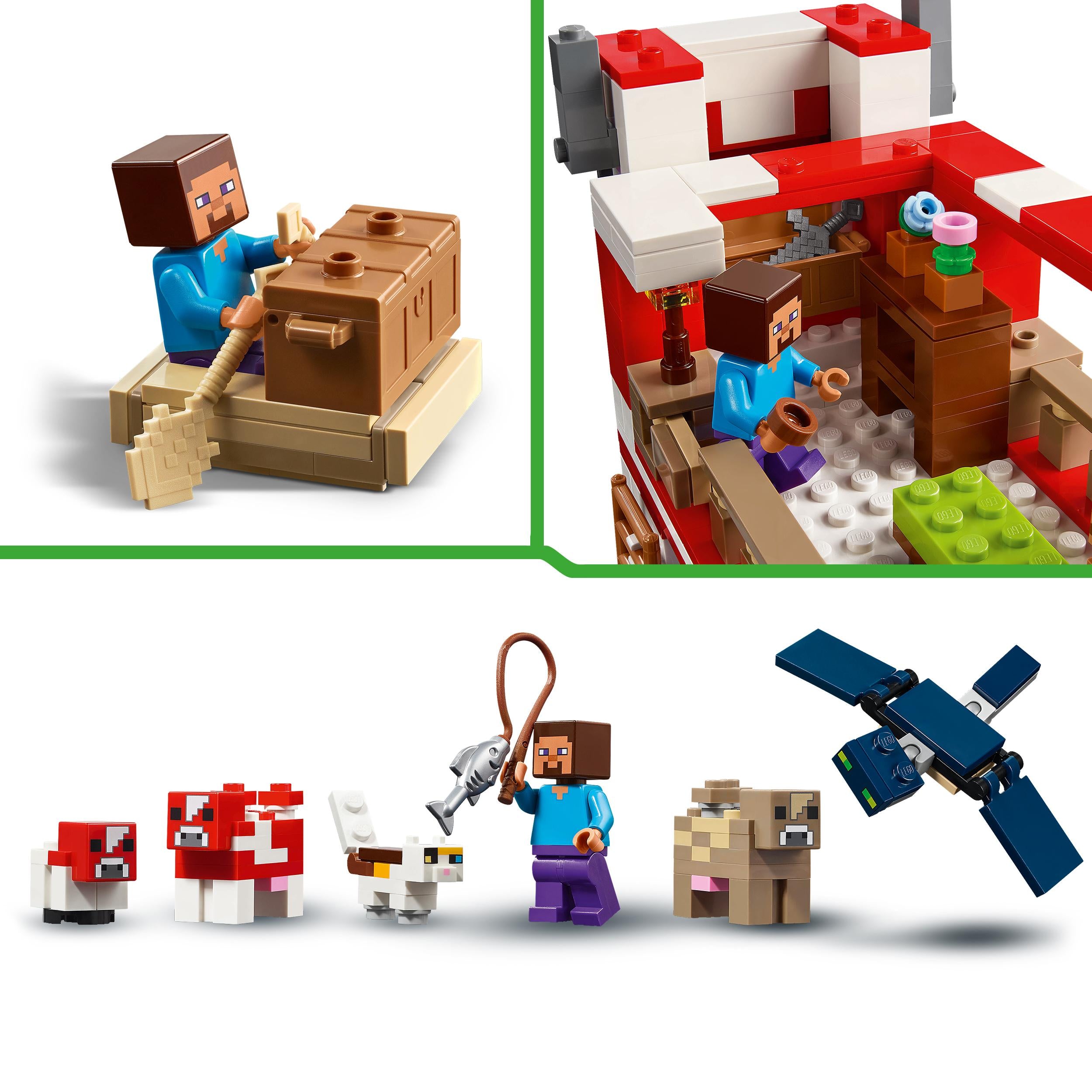 LEGO 20270 Minecraft The Mooshroom House
