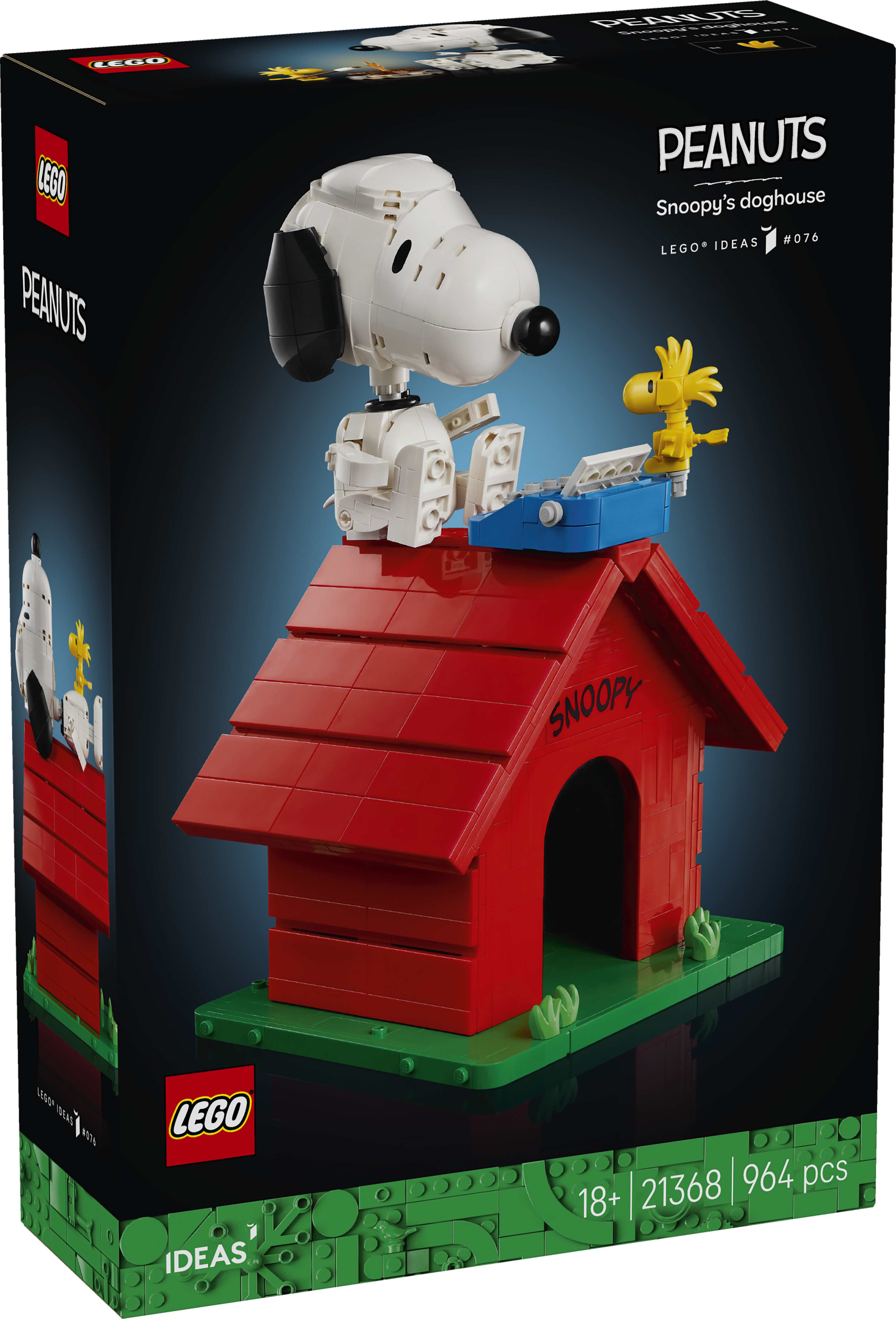 LEGO 21368 Ideas Peanuts: Snoopy’s Doghouse Set