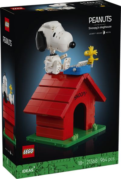 LEGO 21368 Ideas Peanuts: Snoopy’s Doghouse Set