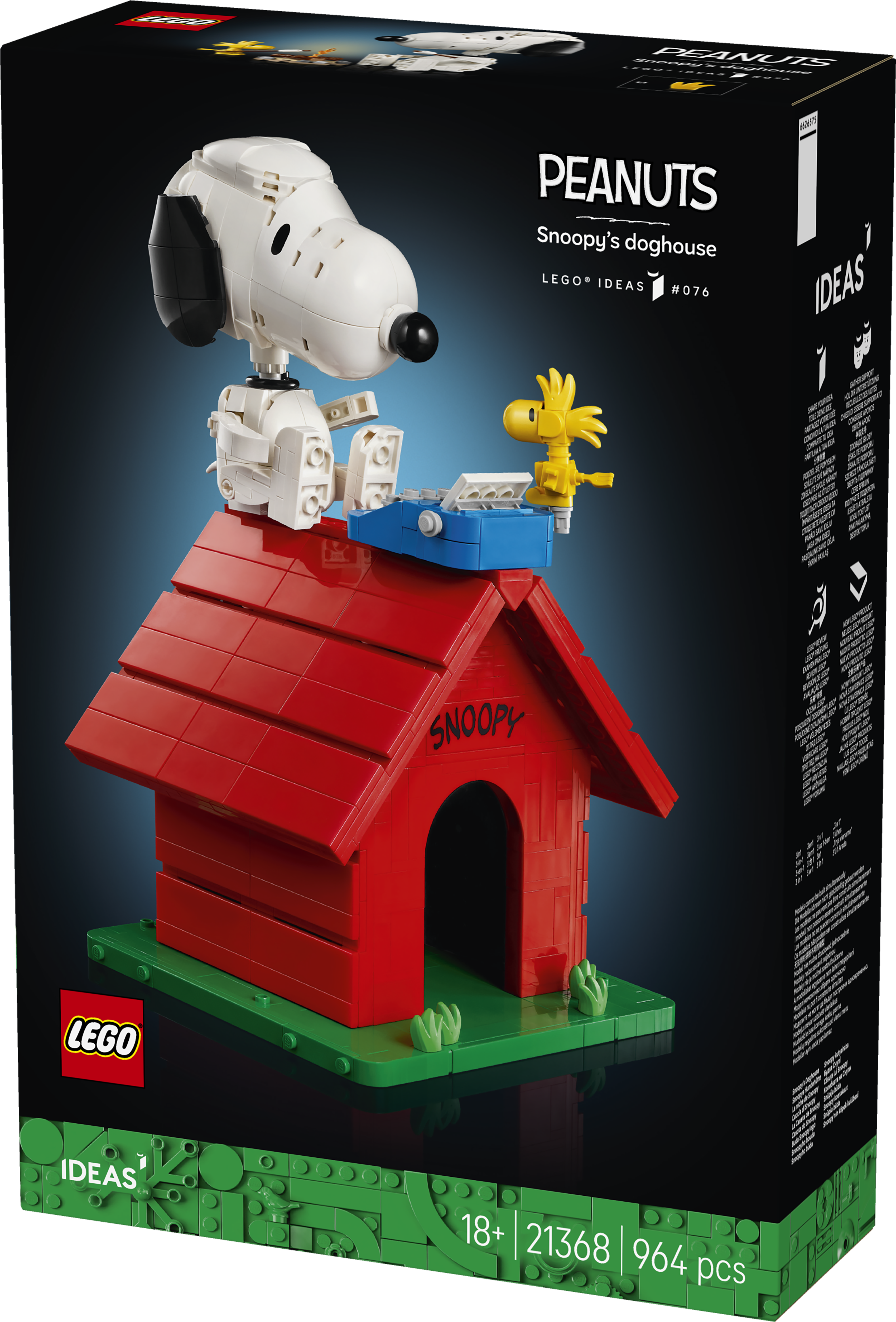 LEGO 21368 Ideas Peanuts: Snoopy’s Doghouse Set