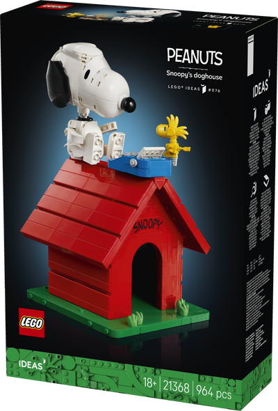 LEGO 21368 Ideas Peanuts: Snoopy’s Doghouse Set