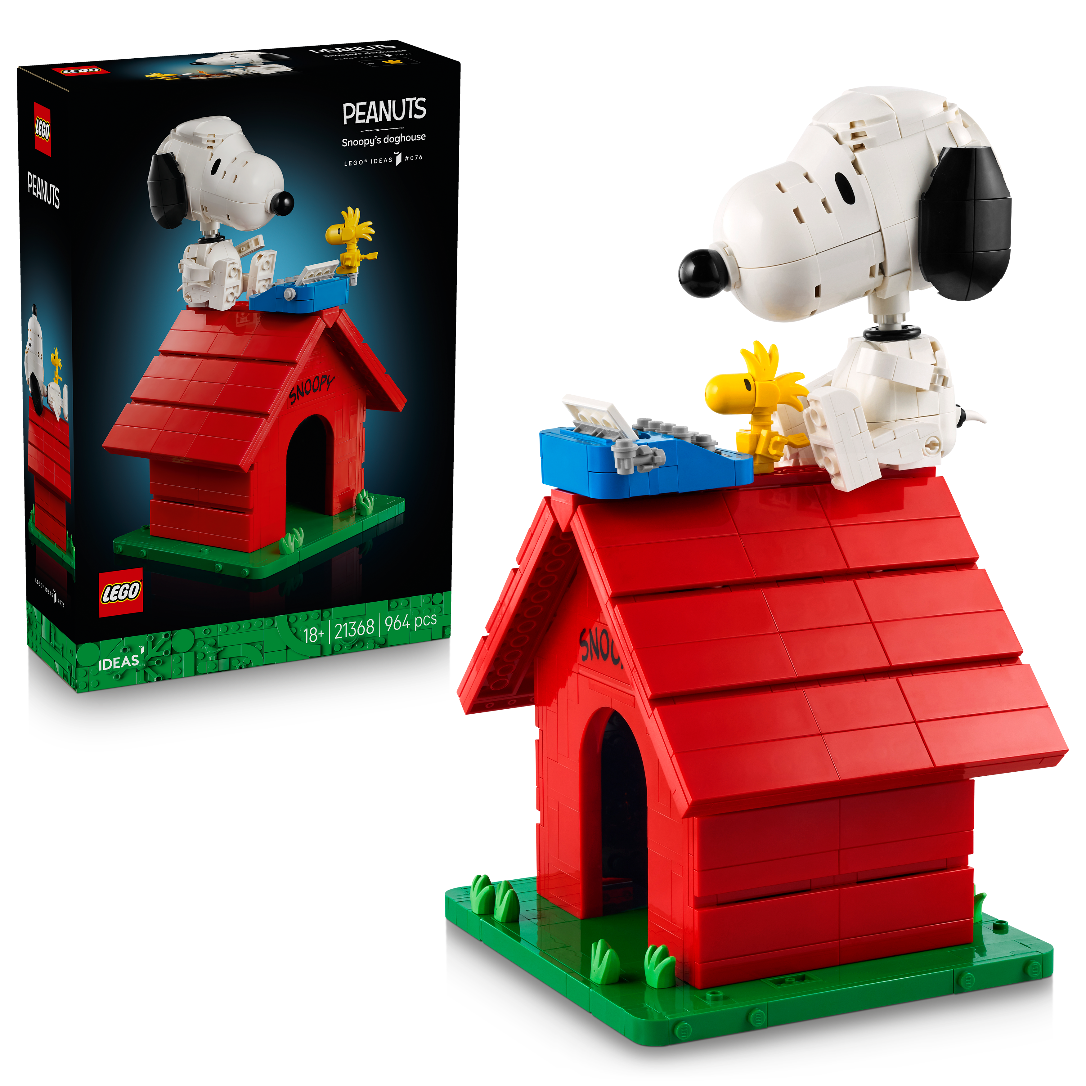 LEGO 21368 Ideas Peanuts: Snoopy’s Doghouse Set