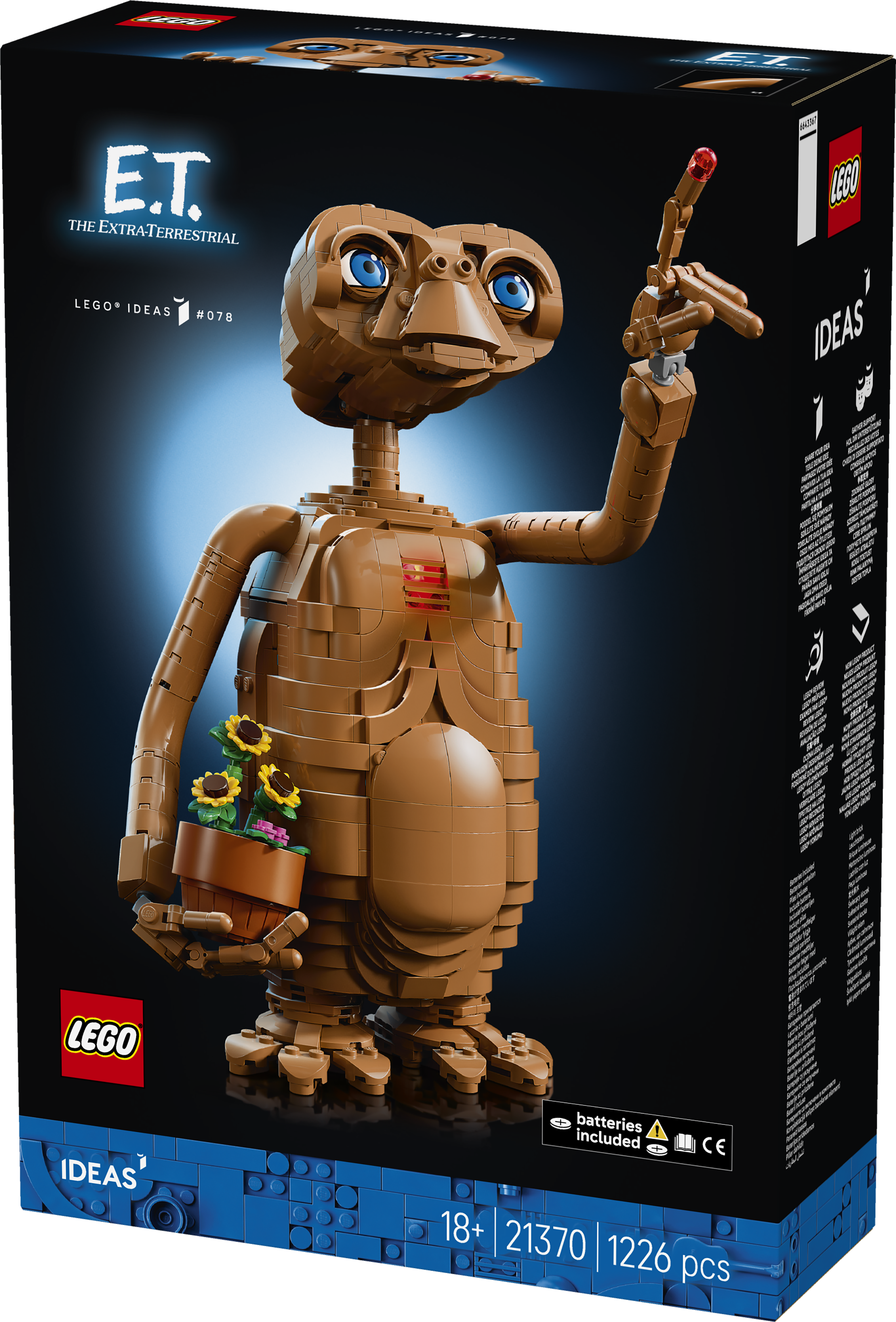 LEGO 21370 Ideas E.T. the Extra-Terrestrial Building Set
