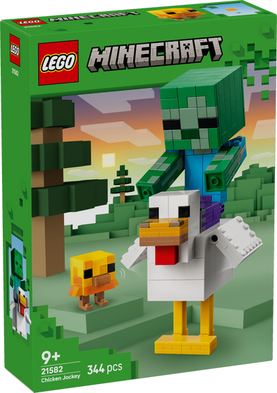 LEGO 21582 Minecraft® Chicken Jockey Building Toy Decor