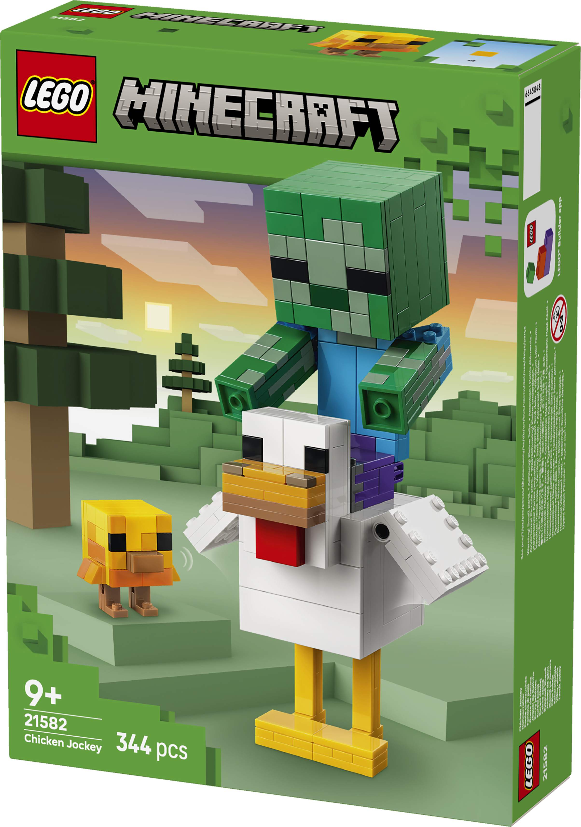 LEGO 21582 Minecraft® Chicken Jockey Building Toy Decor