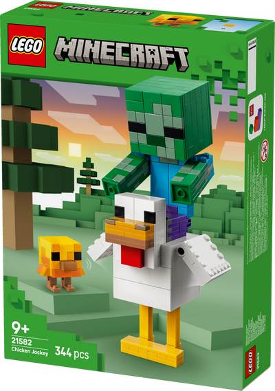 LEGO 21582 Minecraft® Chicken Jockey Building Toy Decor