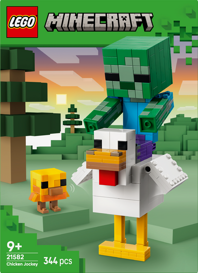 LEGO 21582 Minecraft® Chicken Jockey Building Toy Decor