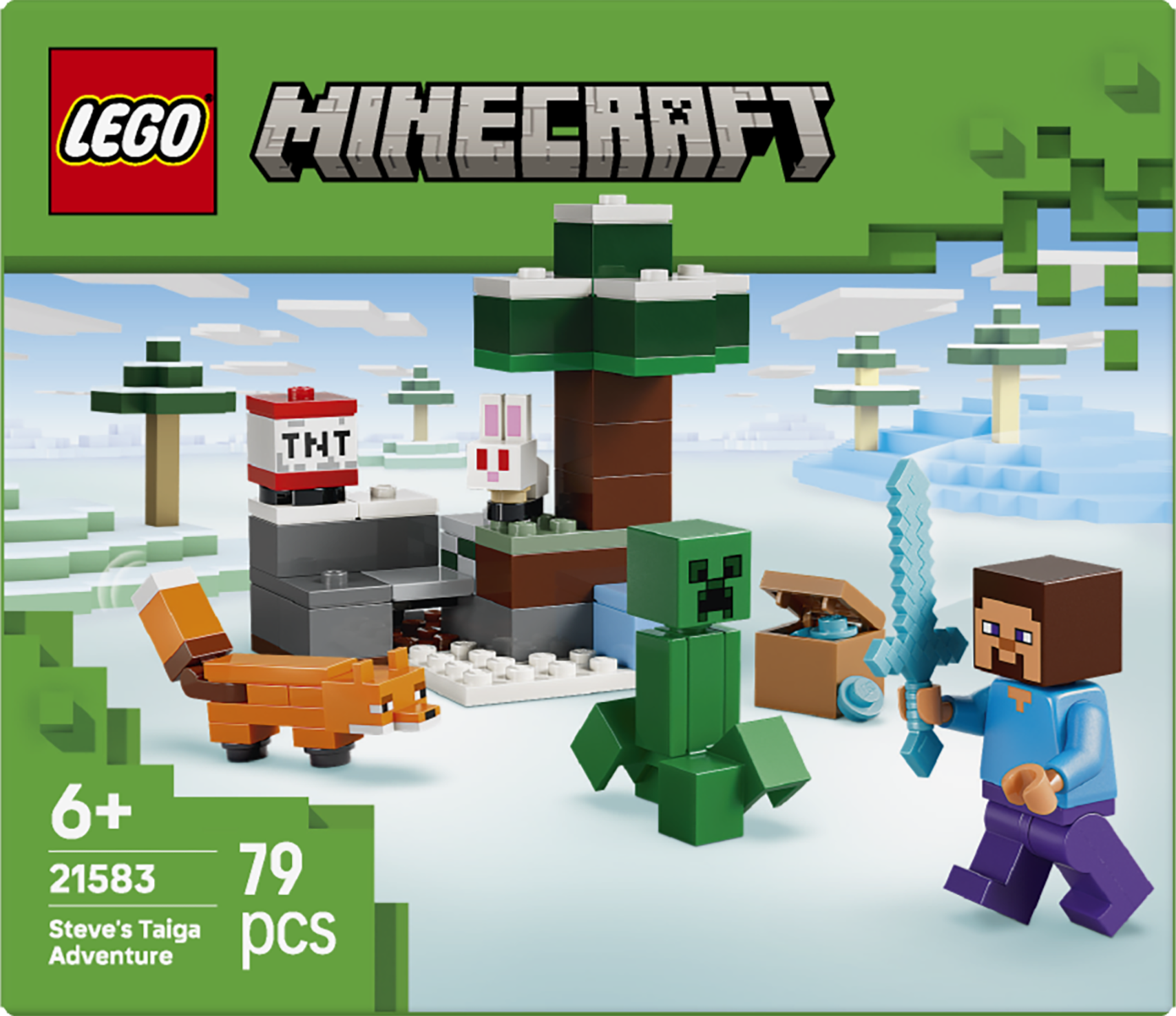 LEGO 21583 Minecraft Steve's Taiga Adventure