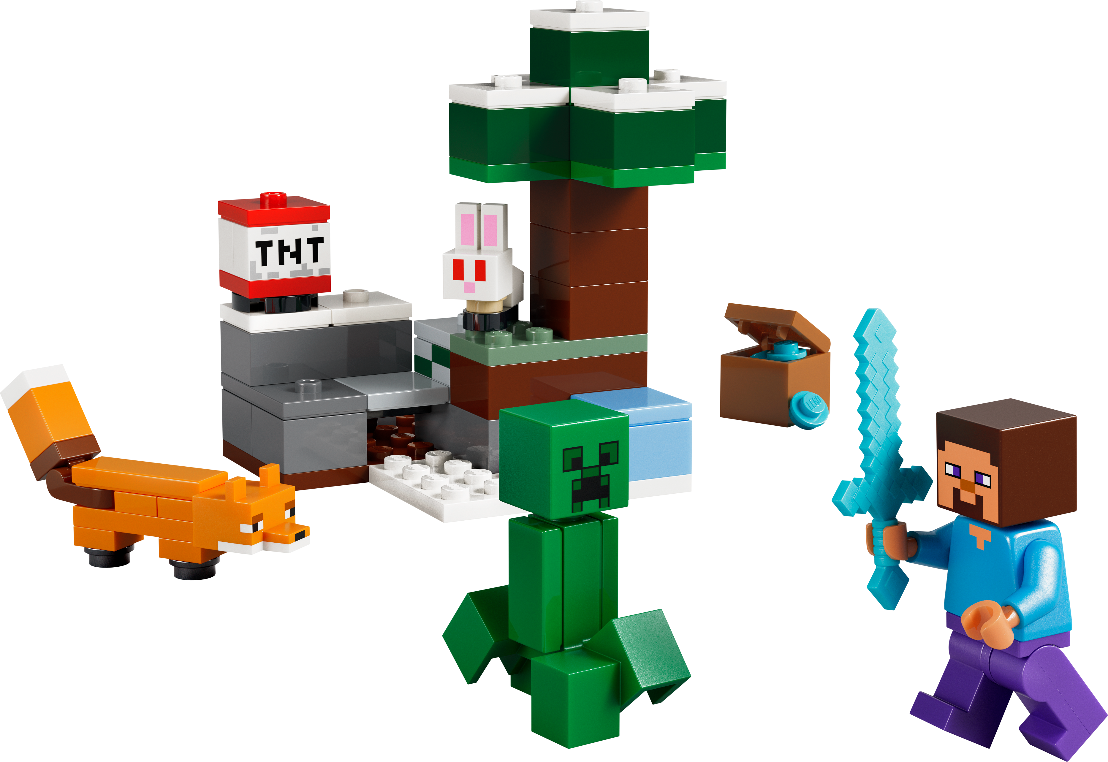LEGO 21583 Minecraft Steve's Taiga Adventure