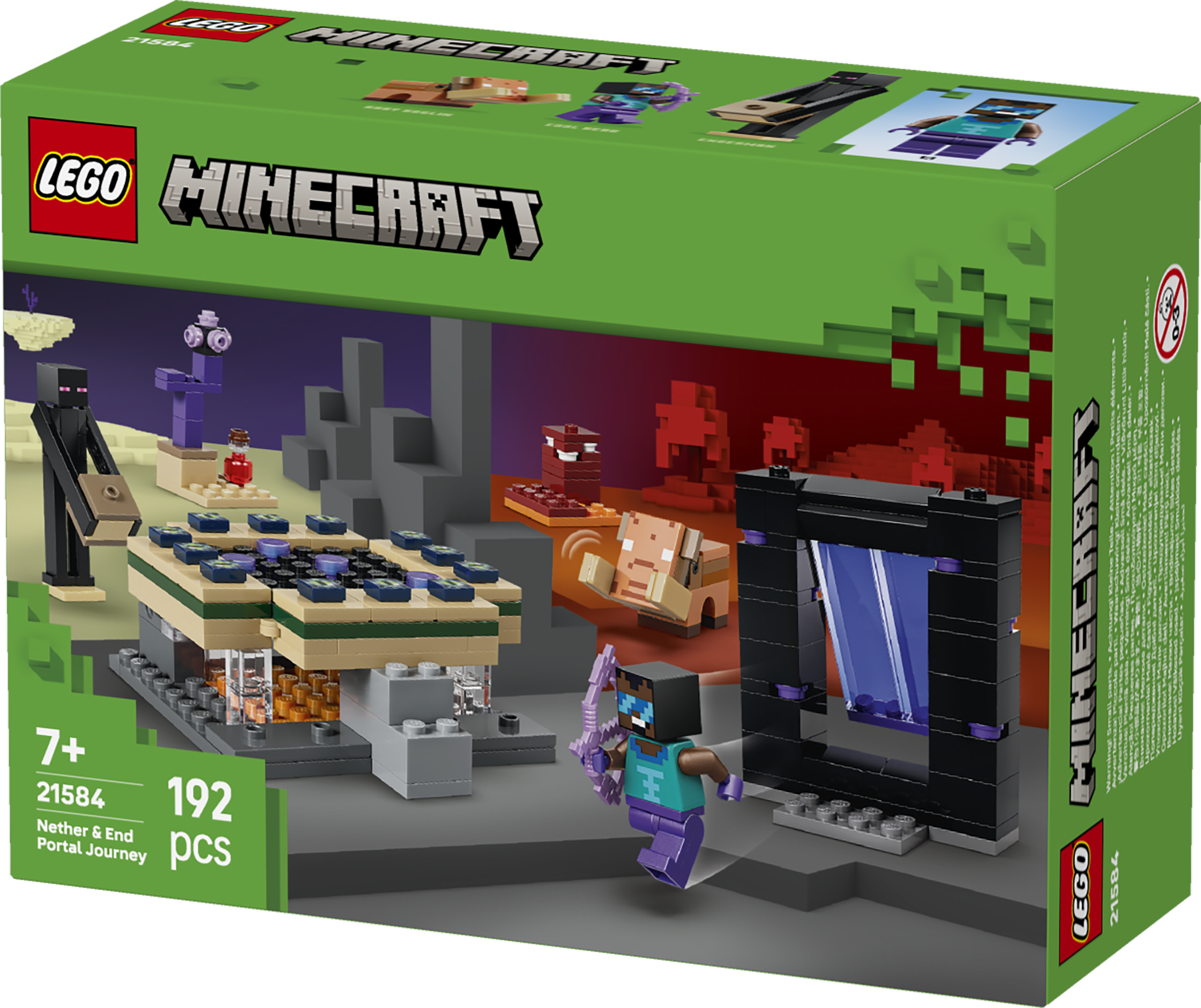 LEGO 21584 Minecraft Nether & End Portal Journey