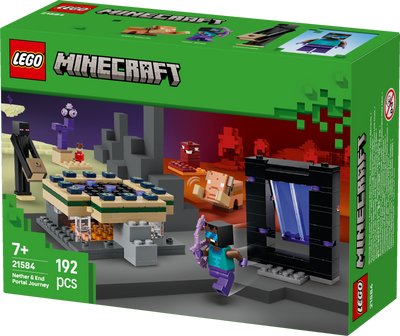 LEGO 21584 Minecraft Nether & End Portal Journey