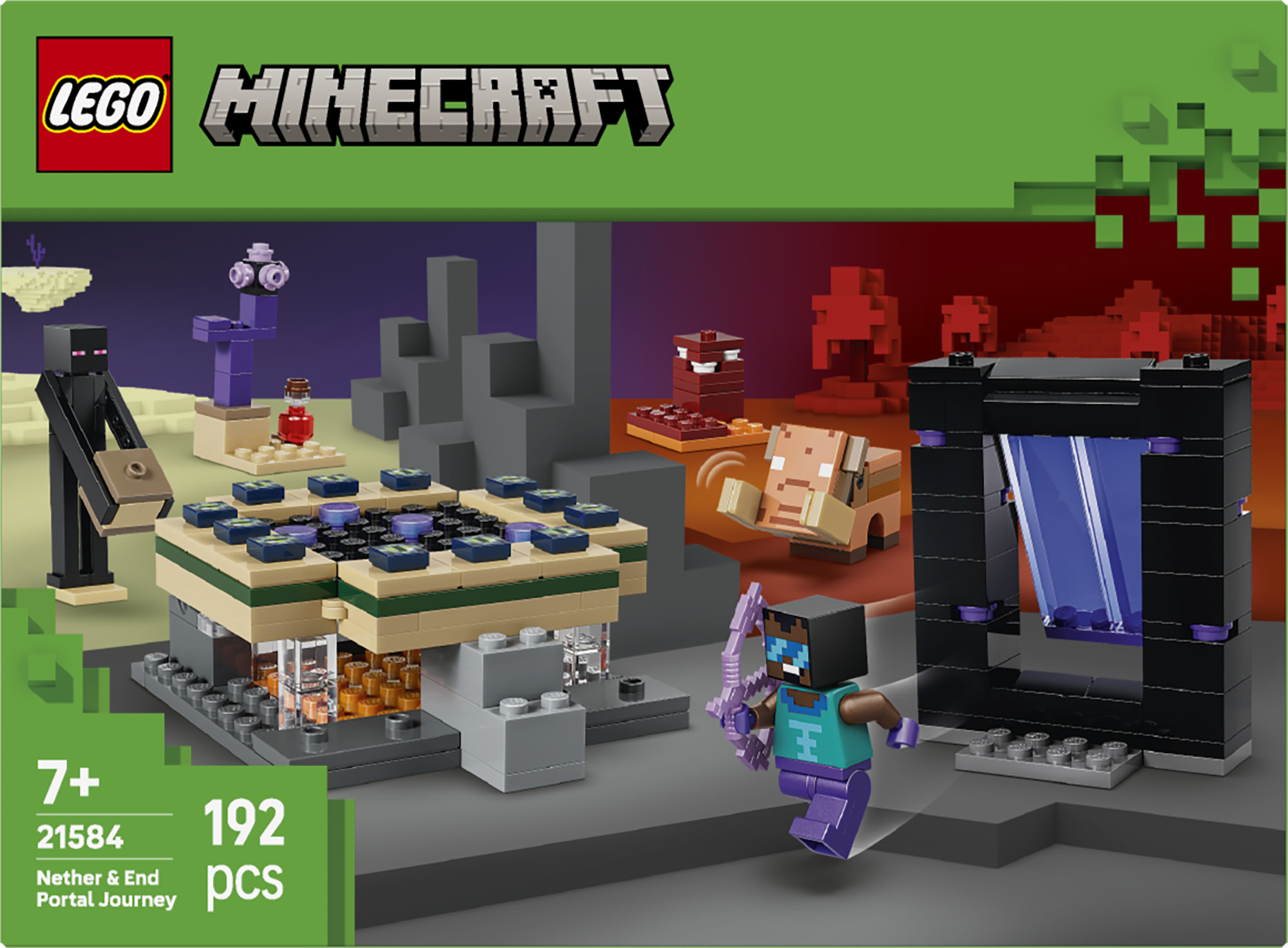 LEGO 21584 Minecraft Nether & End Portal Journey