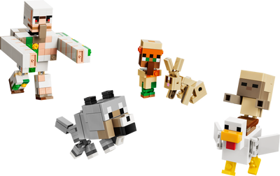 LEGO 21592 Minecraft Chicken Jockey Desert Attack Toy