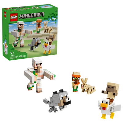 LEGO 21592 Minecraft Chicken Jockey Desert Attack Toy