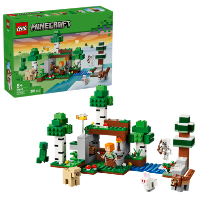 LEGO 21593 Minecraft First Night Adventure Building Toy