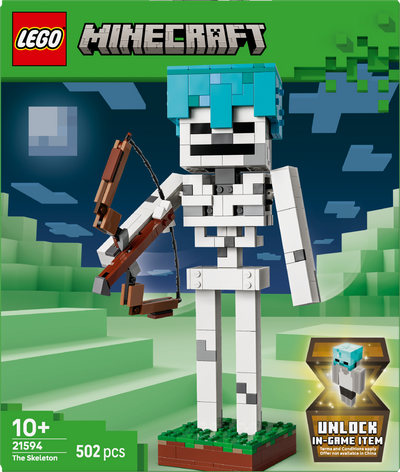 LEGO 21594 Minecraft The Skeleton Gaming Decor Toy