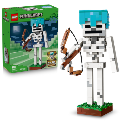LEGO 21594 Minecraft The Skeleton Gaming Decor Toy