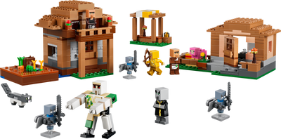 LEGO 21596 Minecraft Evoker Village Attack Toy Playset