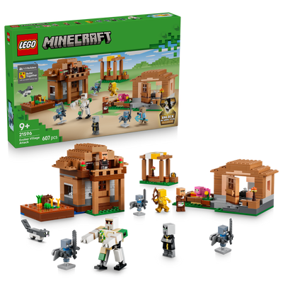 LEGO 21596 Minecraft Evoker Village Attack Toy Playset