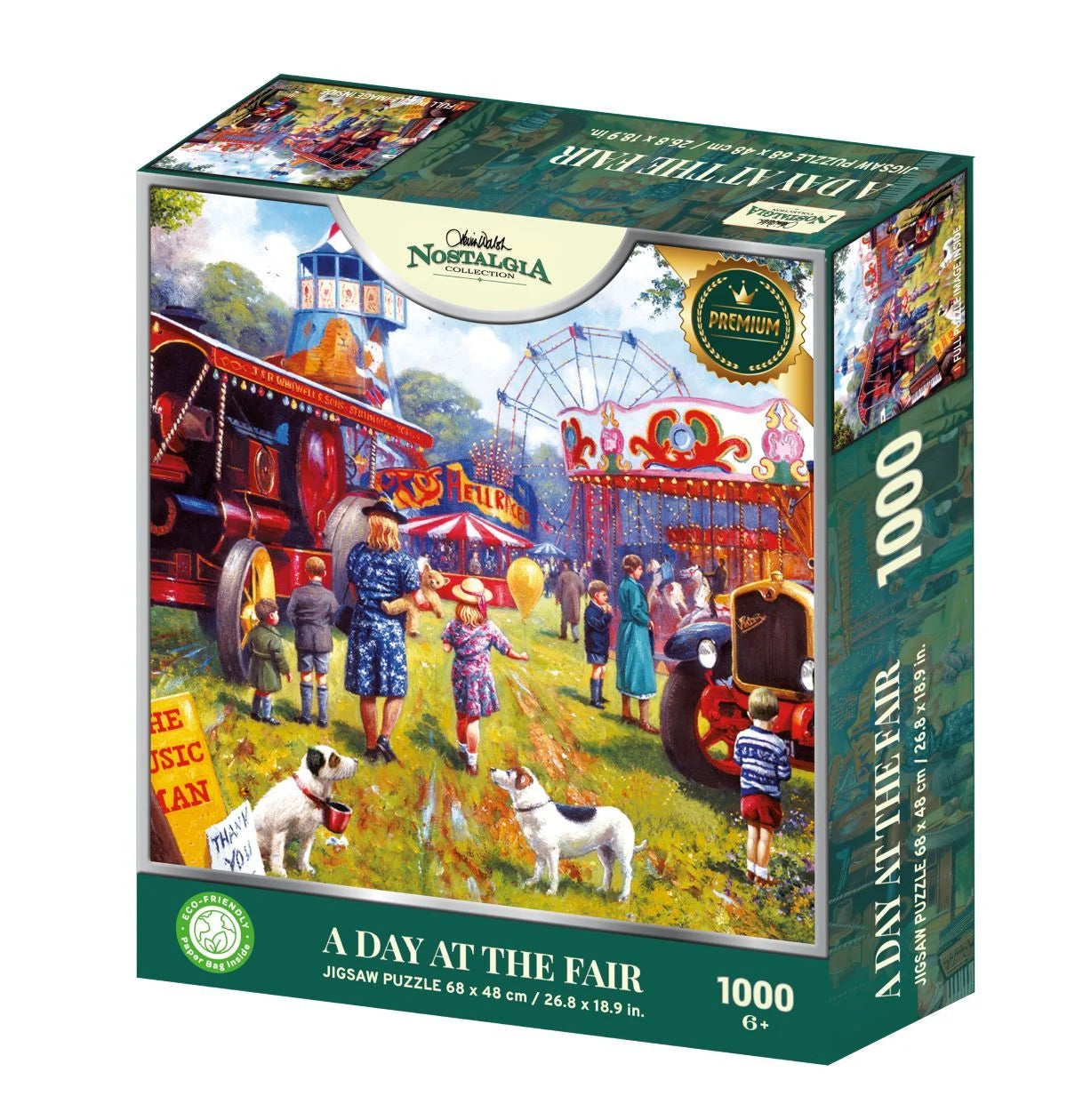 Nostalgia 1000 Puzzle A Day At The Fair