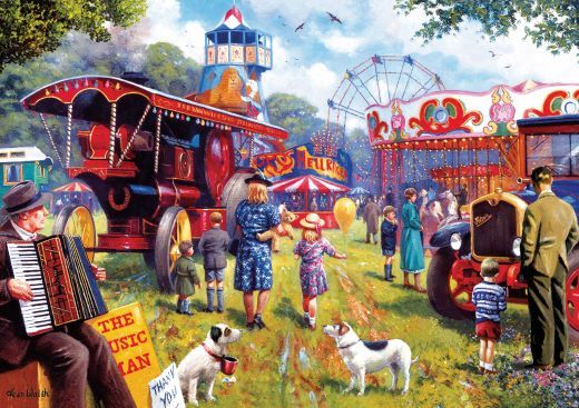 Nostalgia 1000 Puzzle A Day At The Fair