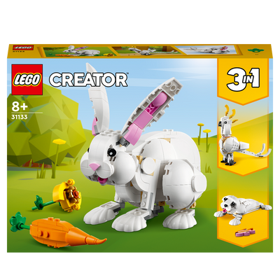 LEGO 31133 Creator 3in1 White Rabbit Toy Animal Figures Set