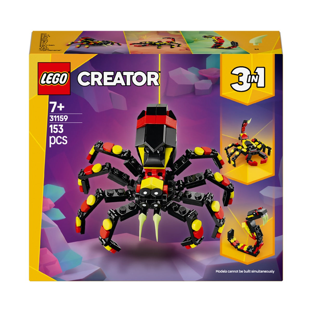 LEGO 31159 Creator 3in1 Wild Animals: Surprising Spider